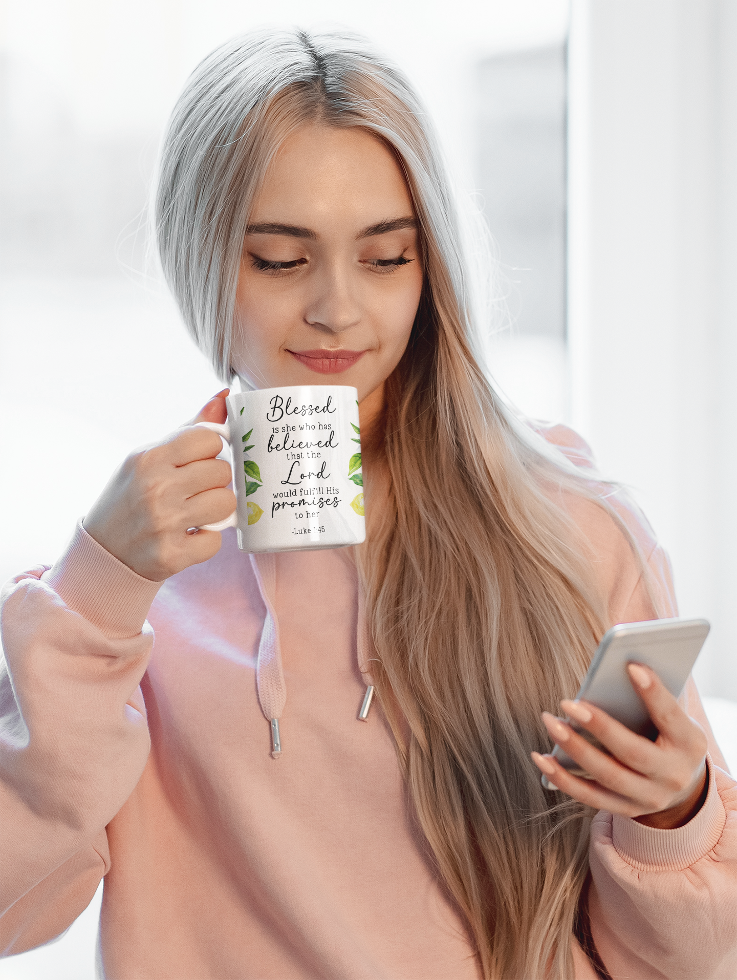 "Luke 1:45" Mug