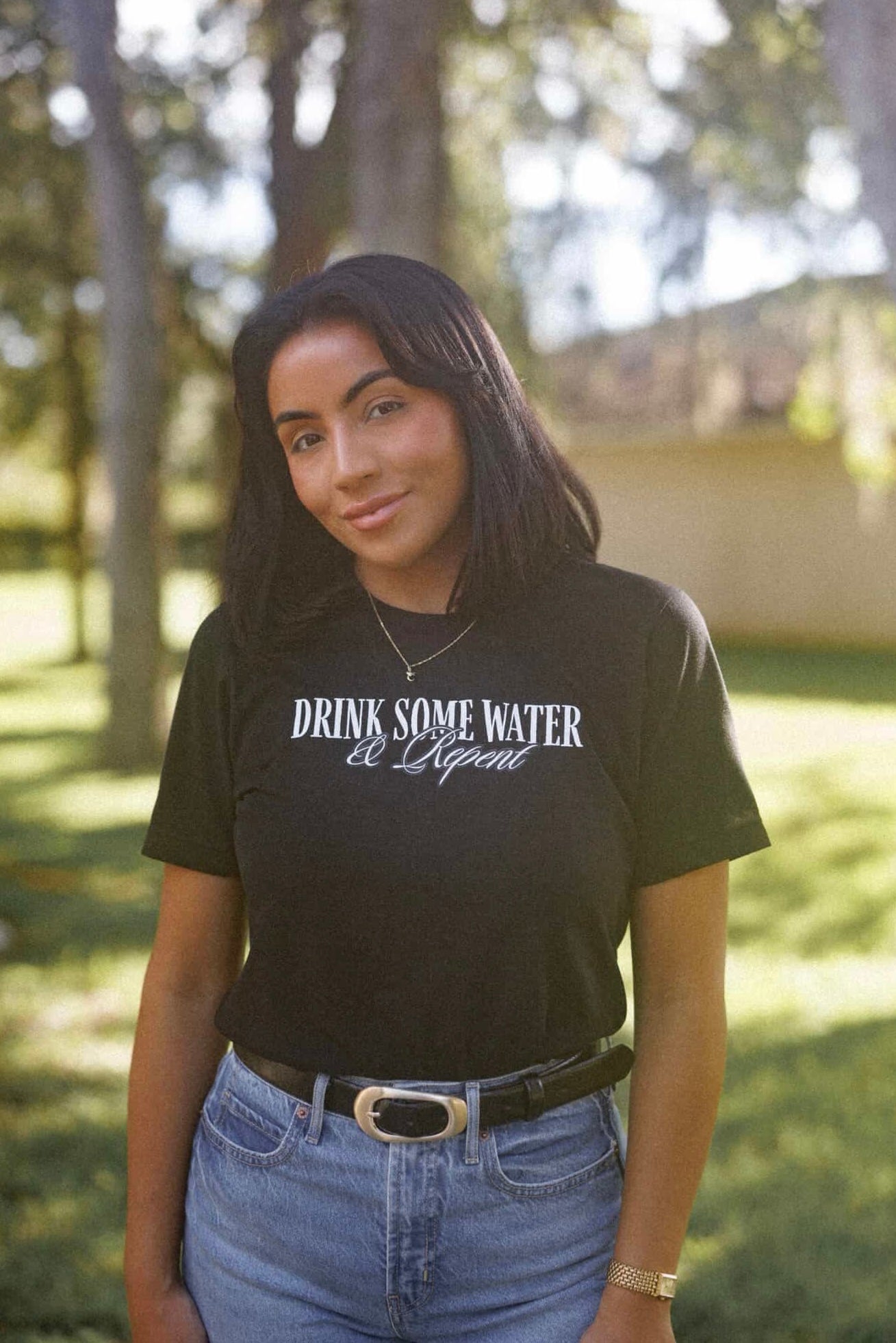 Exclusive: "Drink Some Water & Repent" T-Shirt