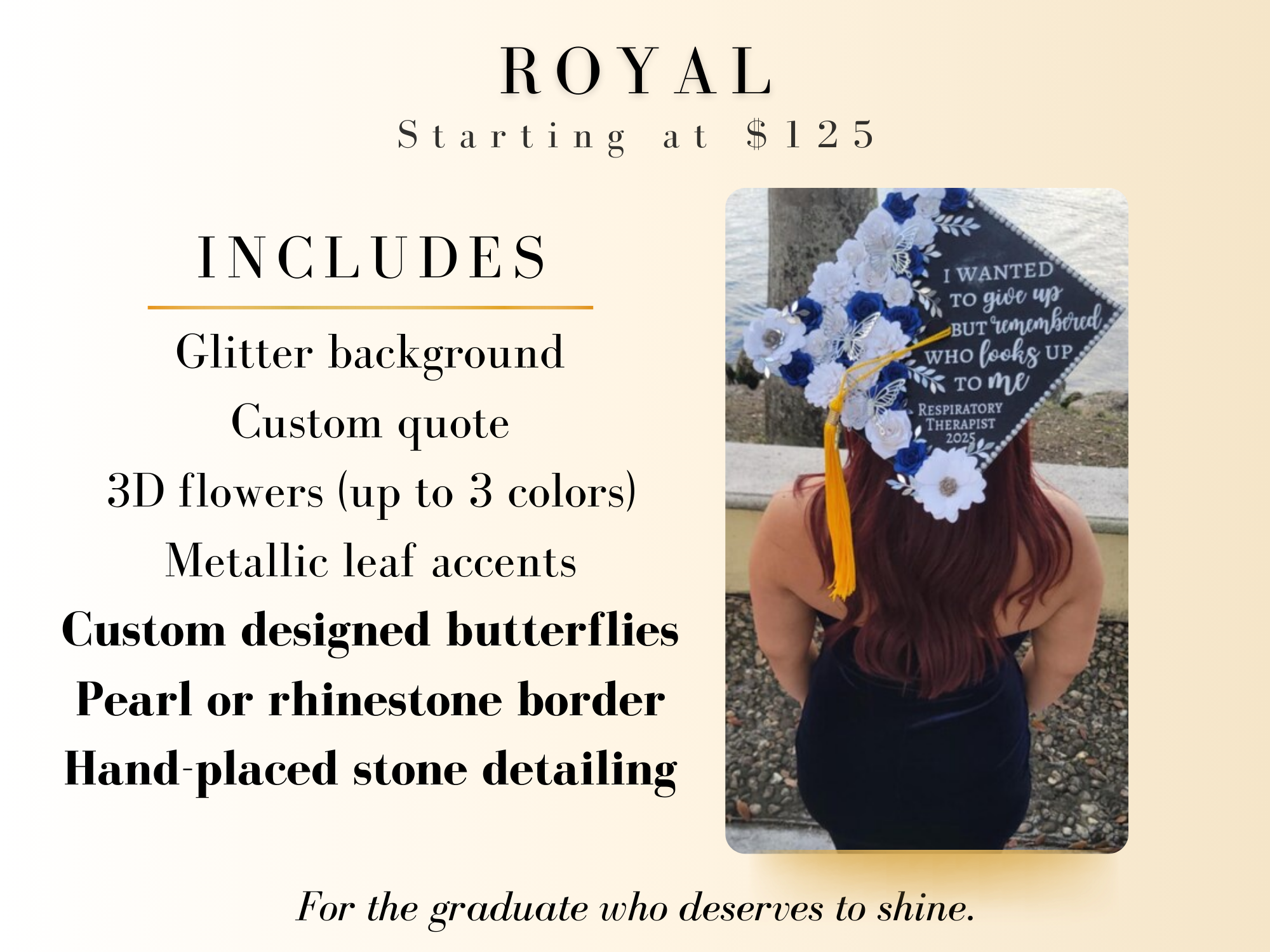 Custom Graduation Cap Topper