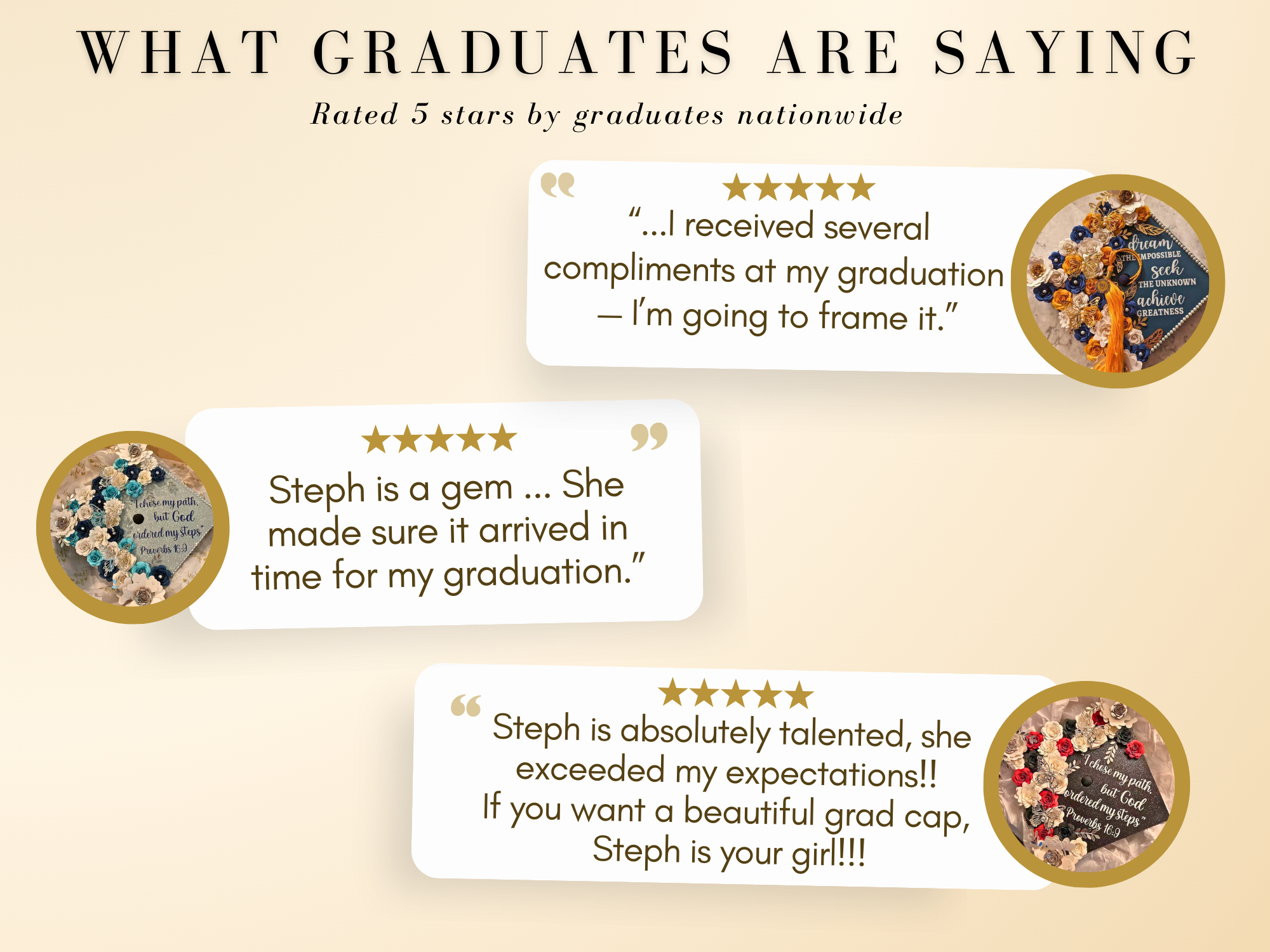 Custom Graduation Cap Topper