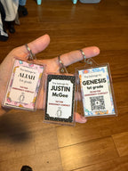 Custom Backpack Safety Tag for Kids – QR Code & NFC Emergency Contact Keychain