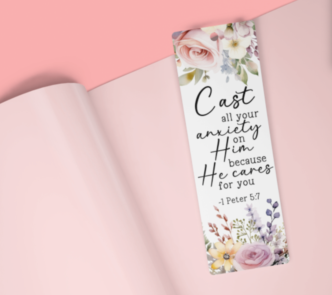 Cast All Your Anxiety – 1 Peter 5:7 Christian Gift Set