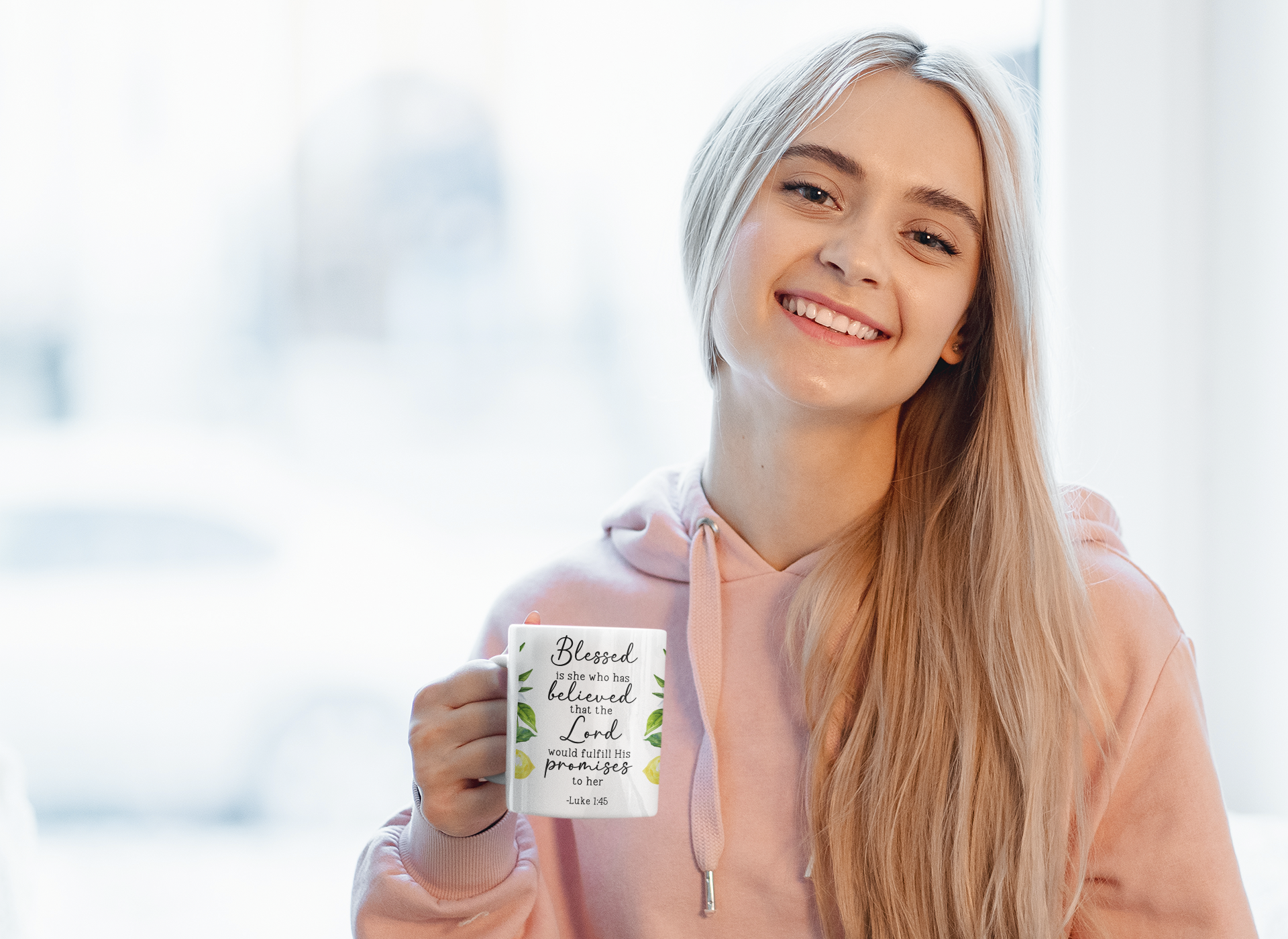 "Luke 1:45" Mug