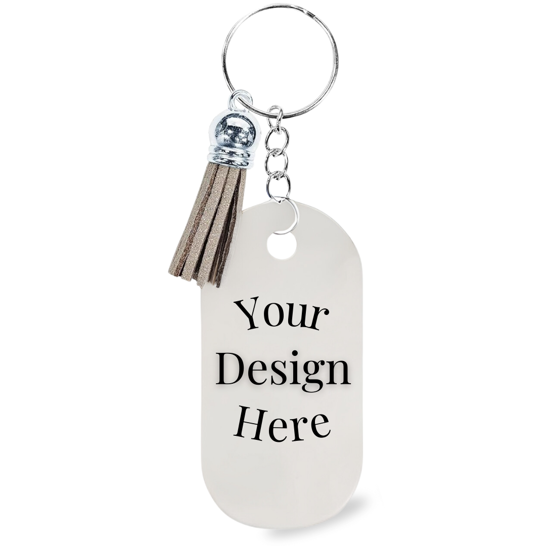 Personalized Double-Sided Metal Keychain